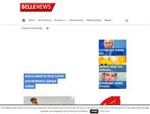 Tablet Screenshot of bellenews.com